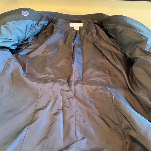 Dark Green H&M Peacoat - Picture 4 of 6